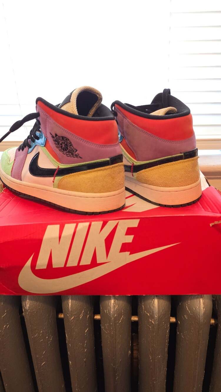 Air Jordan 1 Mid SE Multicolor CW1140-100 - Picture 6 of 8